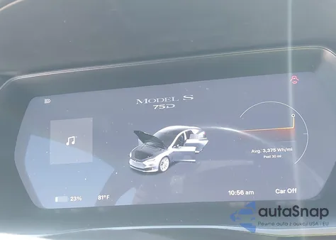 2018 Tesla Model S 100D/75D/P100D z USA, uszkodzony, nr VIN 5YJSA1E20JF269740